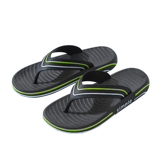 Men's fashion flip-flops; sandals and slippers; non-slip clip-on beach slippers