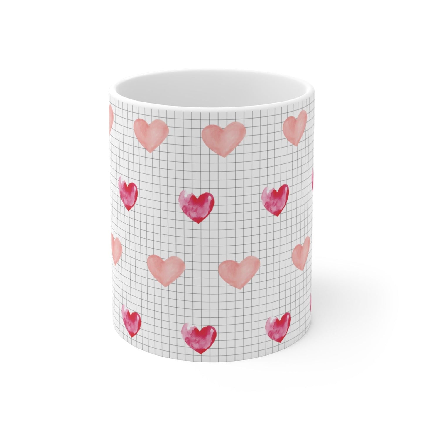 Floating Hearts Logo Mug