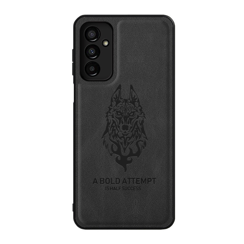 Case for Samsung Galaxy M23 5G/Samsung Galaxy F23 5G Phone Case Soft TPU Samsung Galaxy M23 5G/Samsung Galaxy F23 5G Phone Case(Samsung Galaxy M23 5G-tiepi-wolf-hei)