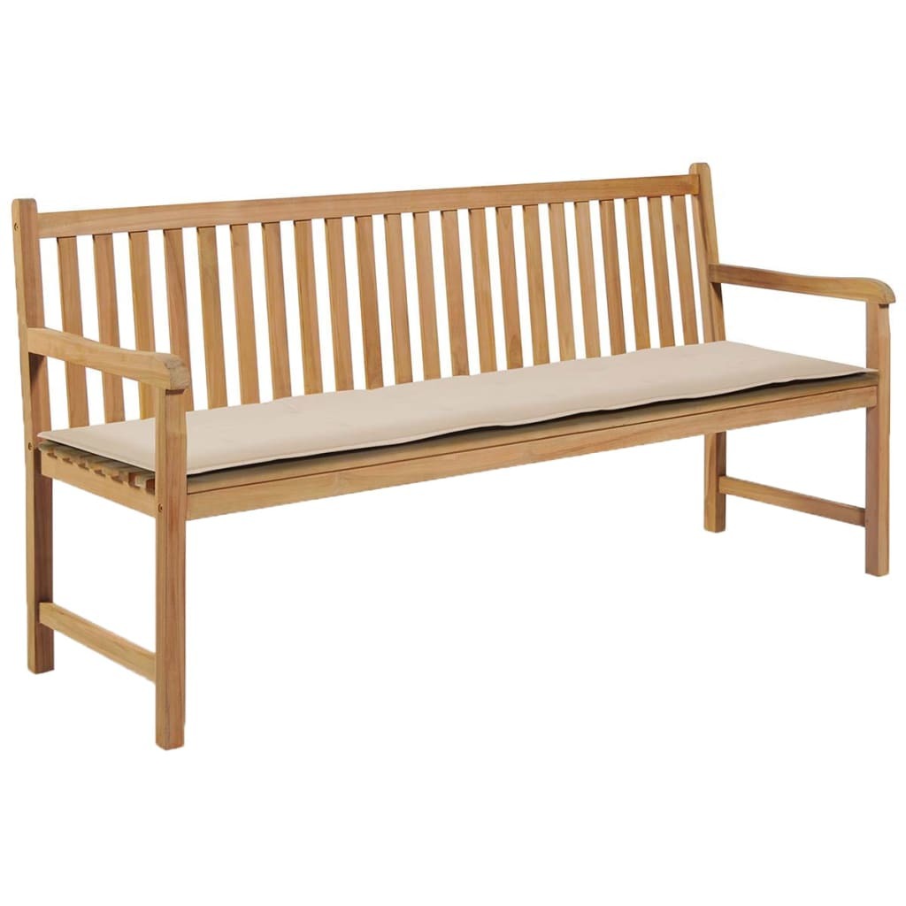 Garden Bench Cushion Cream 70.9"x19.7"x1.2"