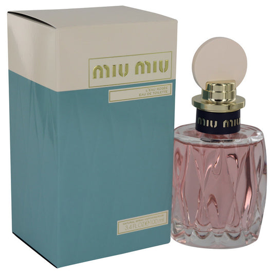 Miu Miu L'eau Rosee by Miu Miu Eau De Toilette Spray 3.4 oz