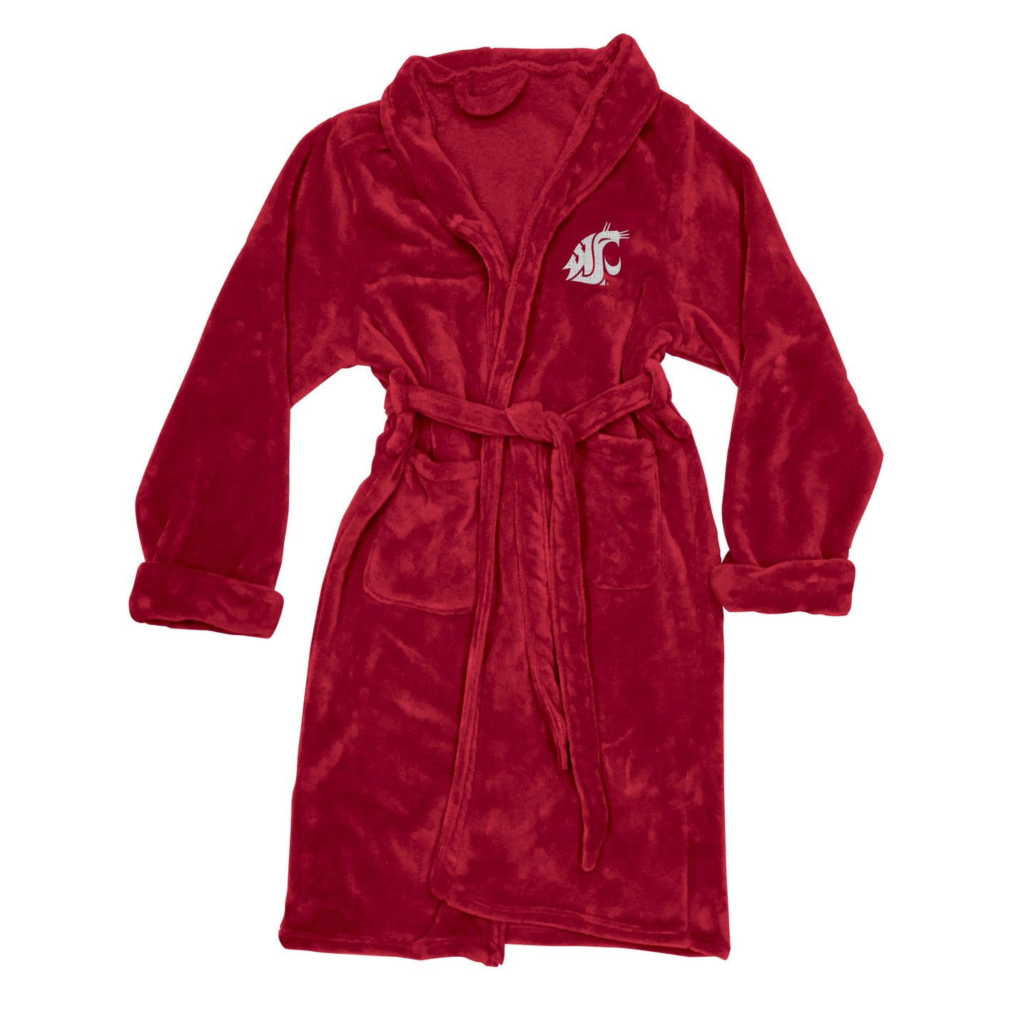 Washington State OFFICIAL Collegiate Men's L/XL Silk Touch Bath Robe