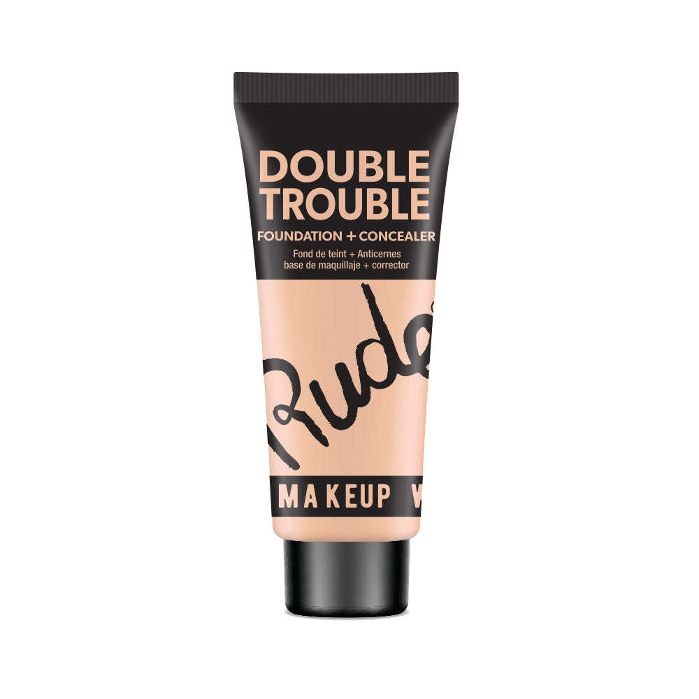 RUDE Double Trouble Foundation + Concealer