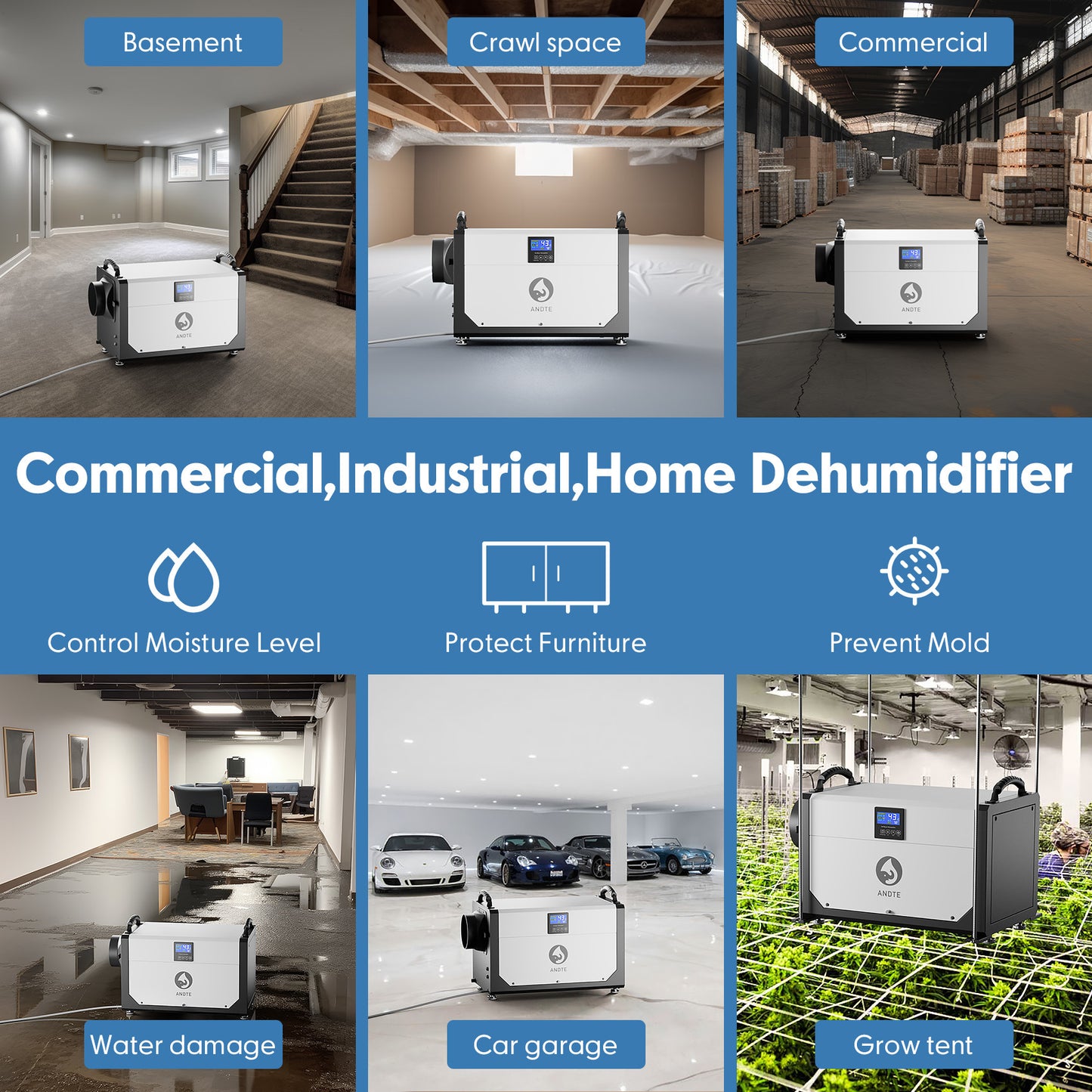 Crawl SpaceDehumidifier  Basement Dehumidifier