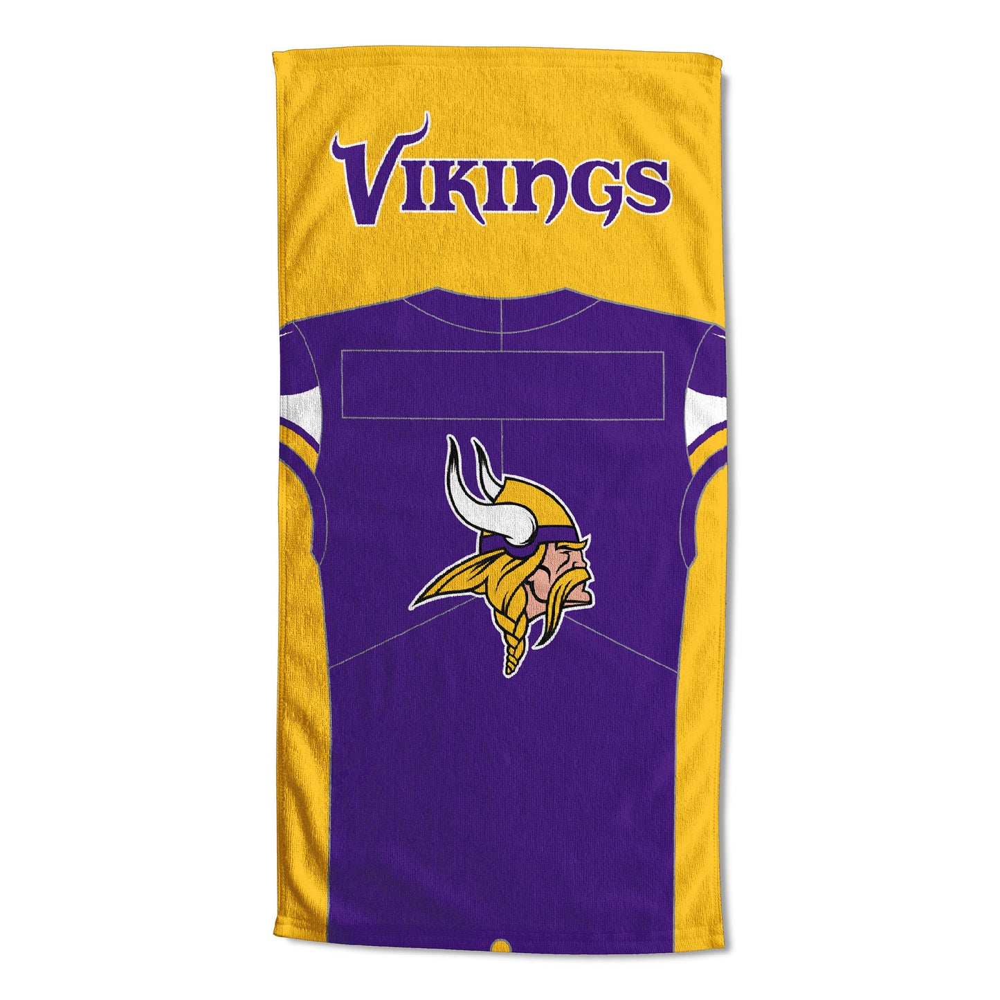 [Personalization Only] Minnesota Vikings "Jersey" Personalized Beach Towel