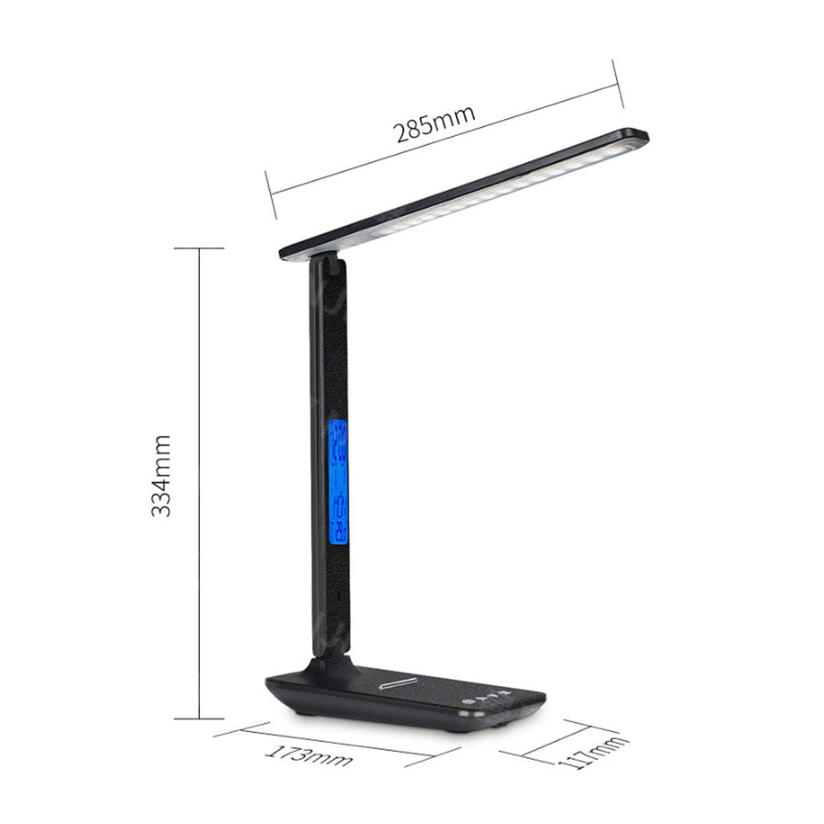 Lamp Plus 3 in 1 Lamp With Phone Charger; Clock And Thermostat