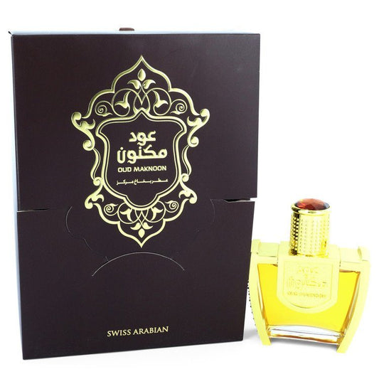 Oud Maknoon by Swiss Arabian Eau De Parfum Spray (Unisex) 1.5 oz