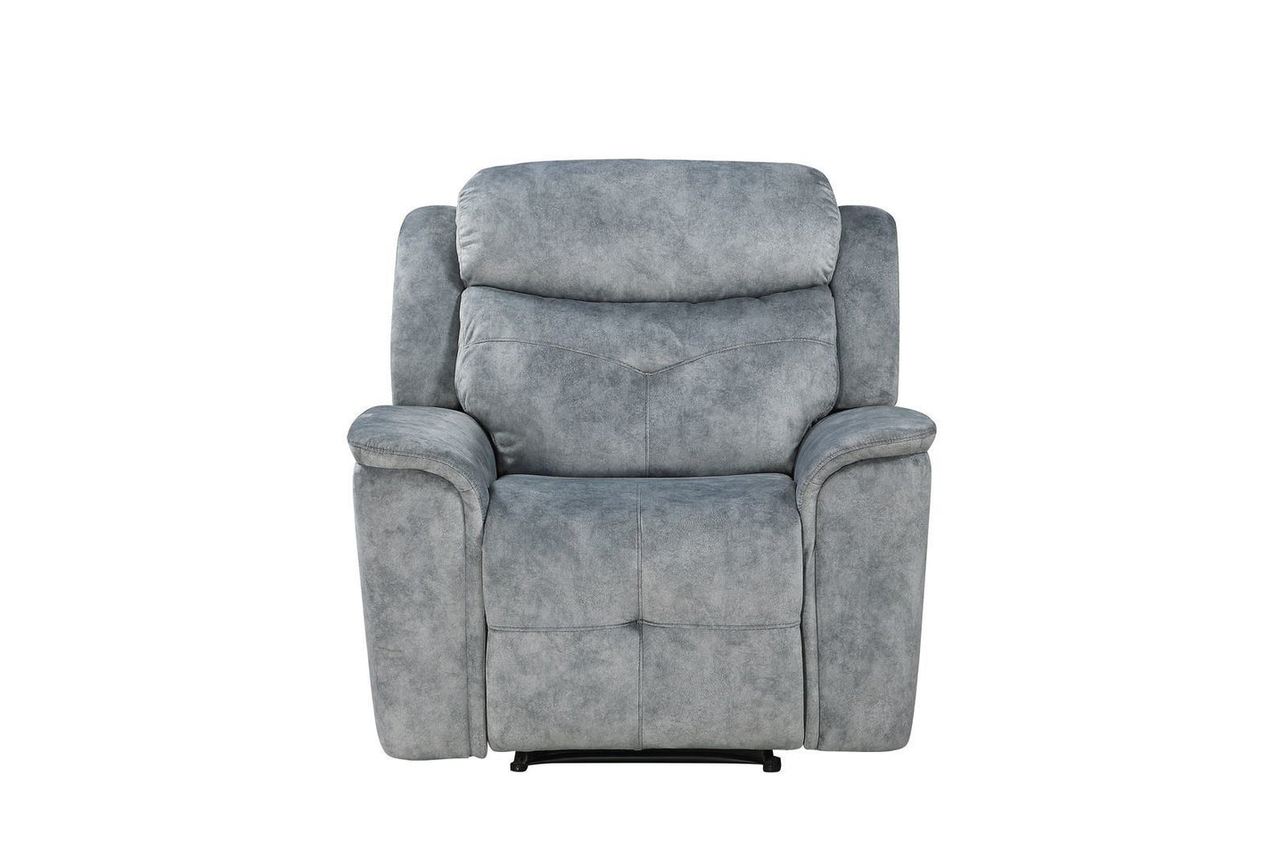 Mariana Recliner; Silver Gray Fabric