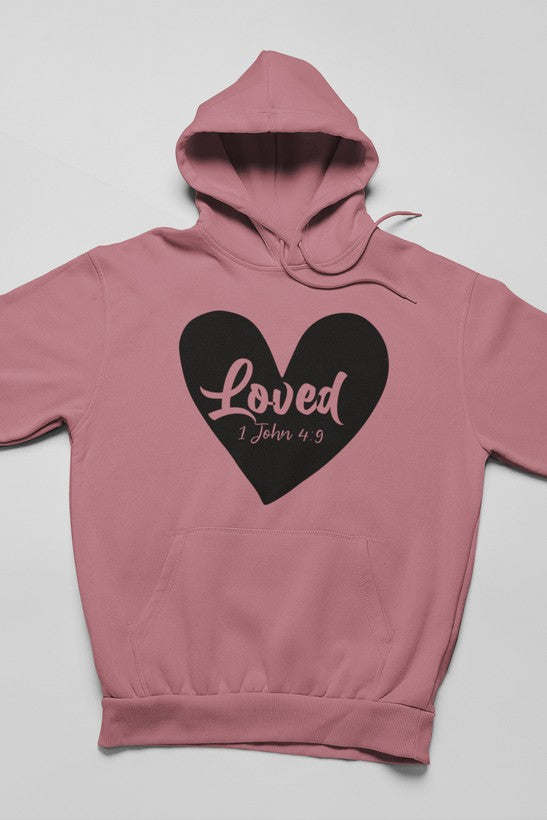 Loved 1 John 4:9 Hoodie