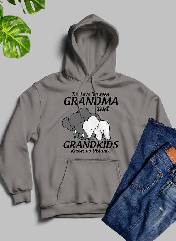 The Love Between Grandma And Grandkids Knows No Distance Hoodie