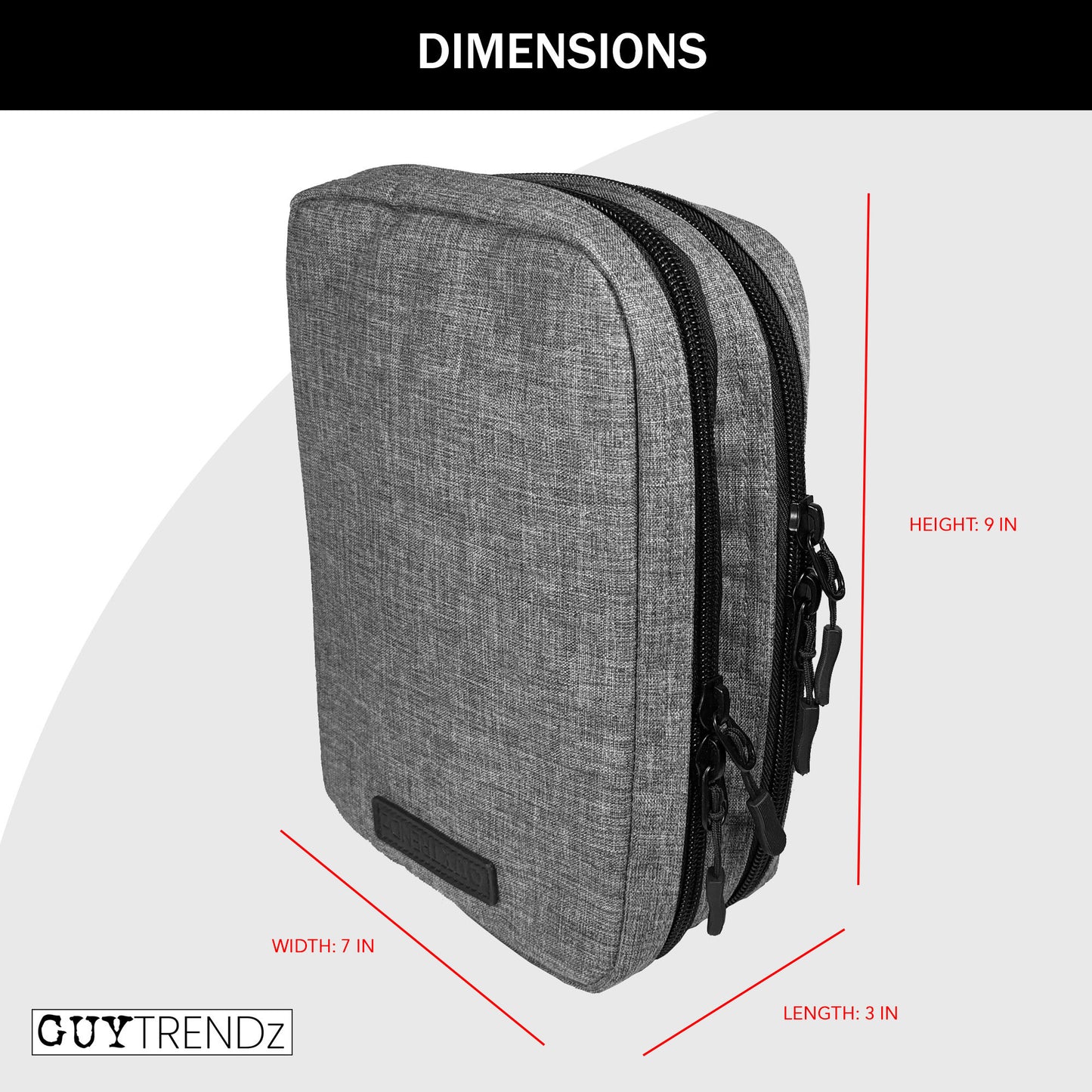 Tech Organizer Case | Electronics Gear Organizer for Cables;  Devices;  Thumb Drives;  Connectors;  USB;  HDMI;  Mouses;  Hard Drives;  Battery Chargers;  Phones