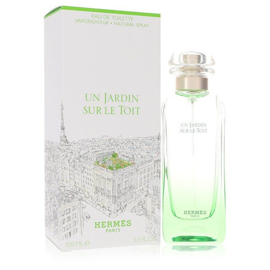 Un Jardin Sur Le Toit by Hermes Eau De Toilette Spray 3.3 oz