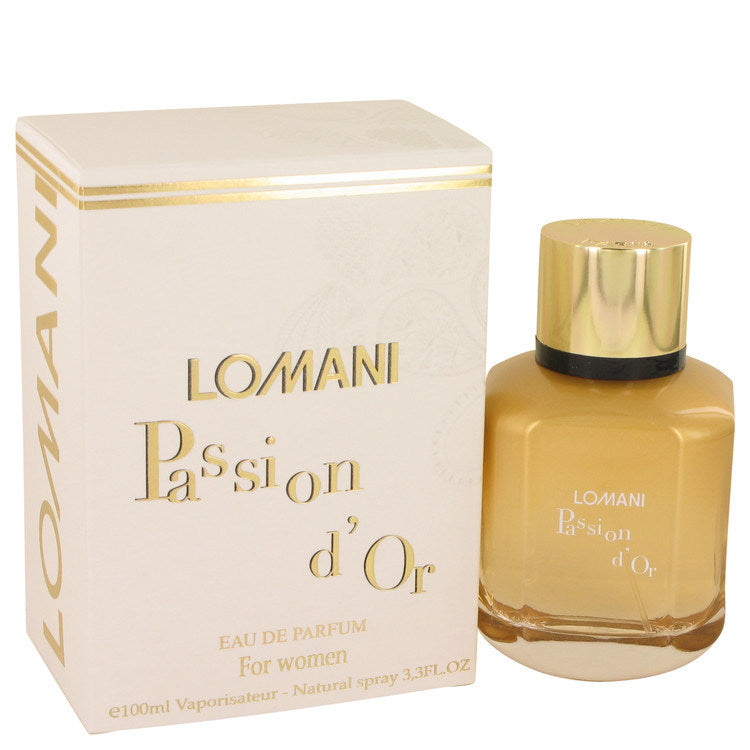 Lomani Passion D'or by Lomani Eau De Parfum Spray 3.3 oz