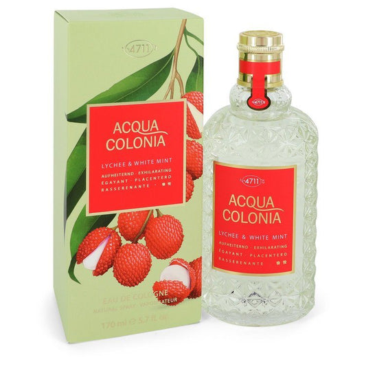 4711 Acqua Colonia Lychee & White Mint by 4711 Eau De Cologne Spray (unisex) 5.7 oz