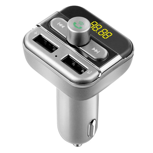 Car Wireless FM Transmitter 3.4A Dual USB Charge Hands-free Call Car MP3 Player