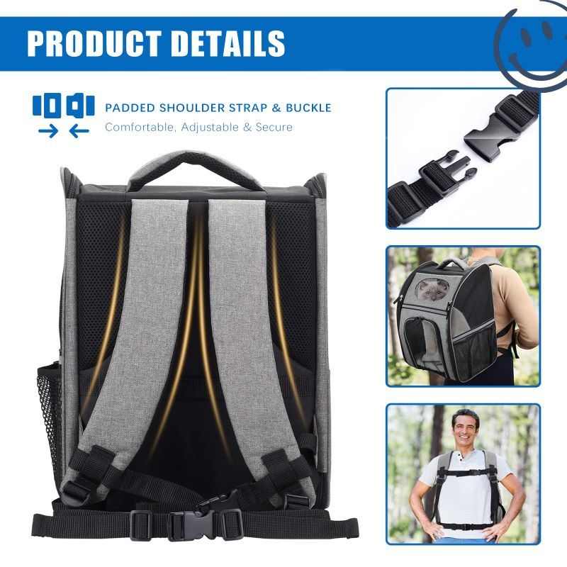 Collapsible Pet Travel Carrier Soft Sided Portable Bag