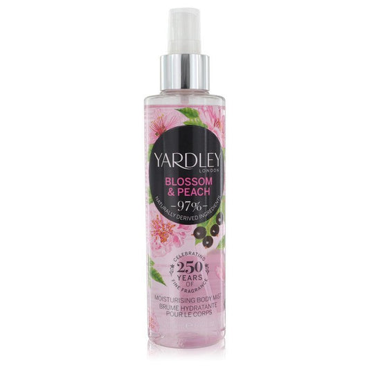 Yardley Blossom & Peach by Yardley London Moisturizing Body Mist 6.8 oz