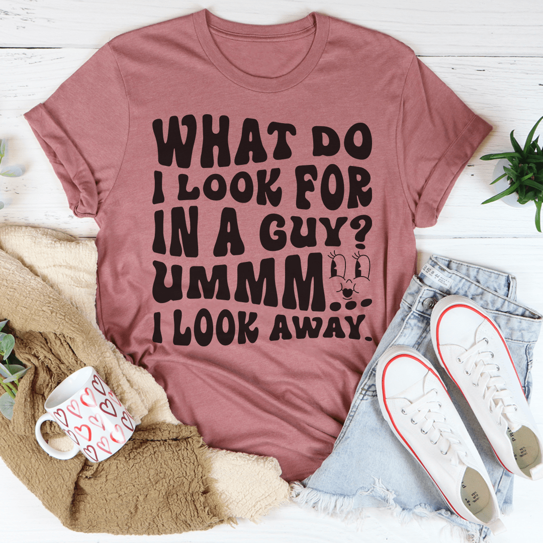 What Do I Look For In A Guy T-Shirt