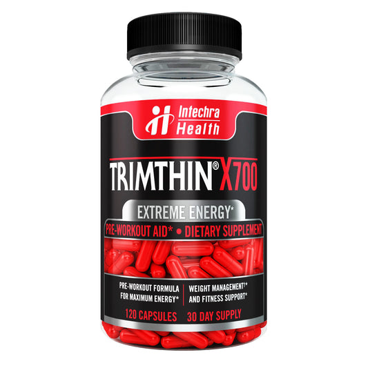 TRIMTHIN X700 Diet Pills - Pre-Workout Formula - 120 Tablets