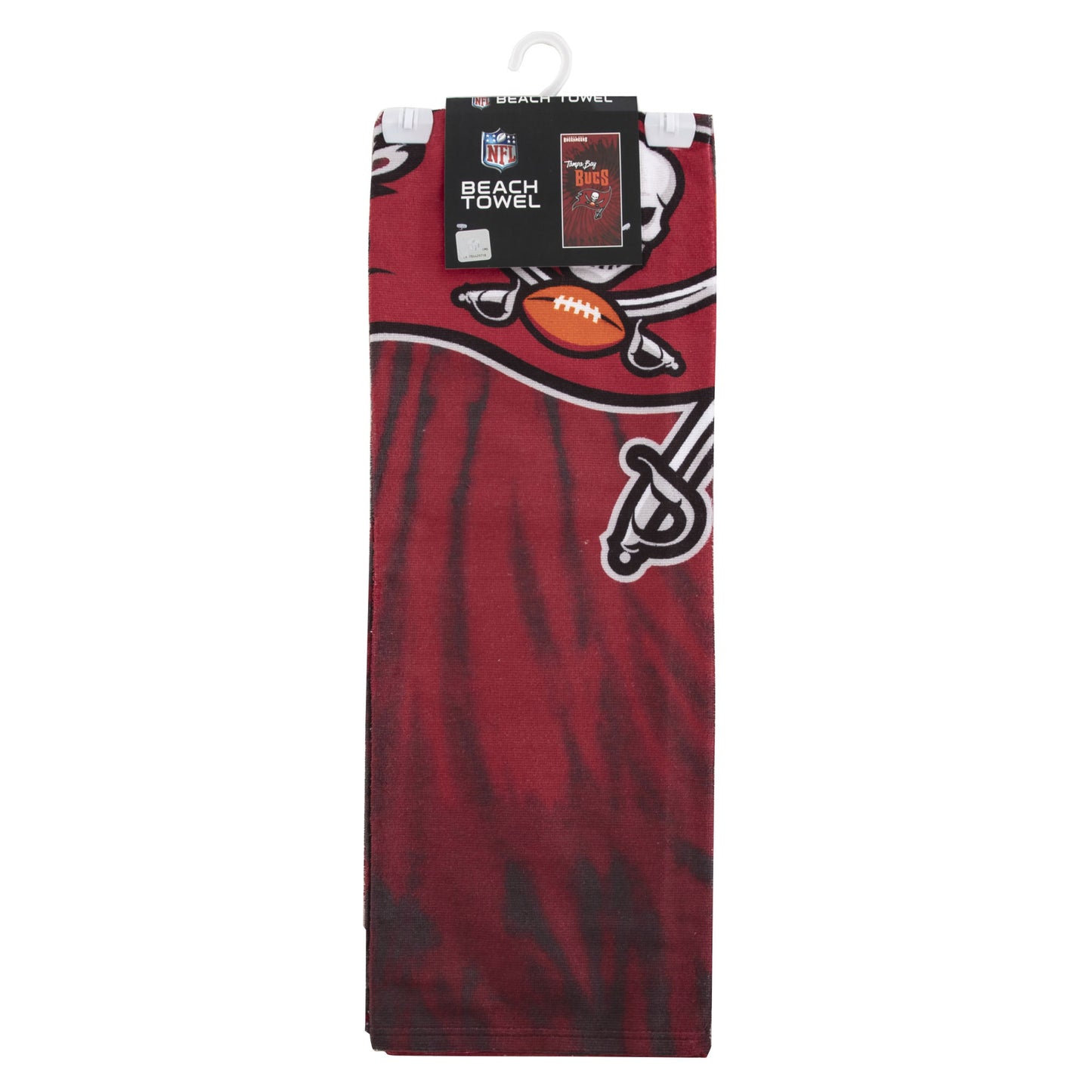 Bucs OFFICIAL NFL "Psychedelic" Beach Towel; 30" x 60"