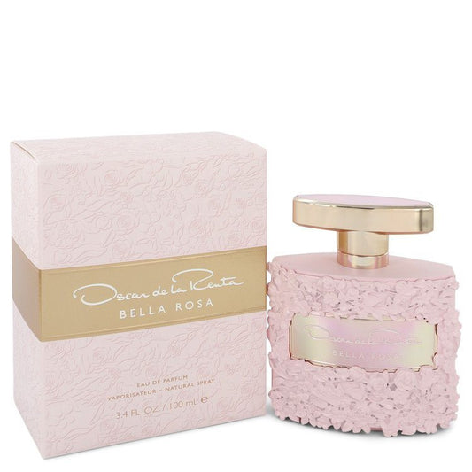 Bella Rosa by Oscar De La Renta Eau De Parfum Spray 3.4 oz