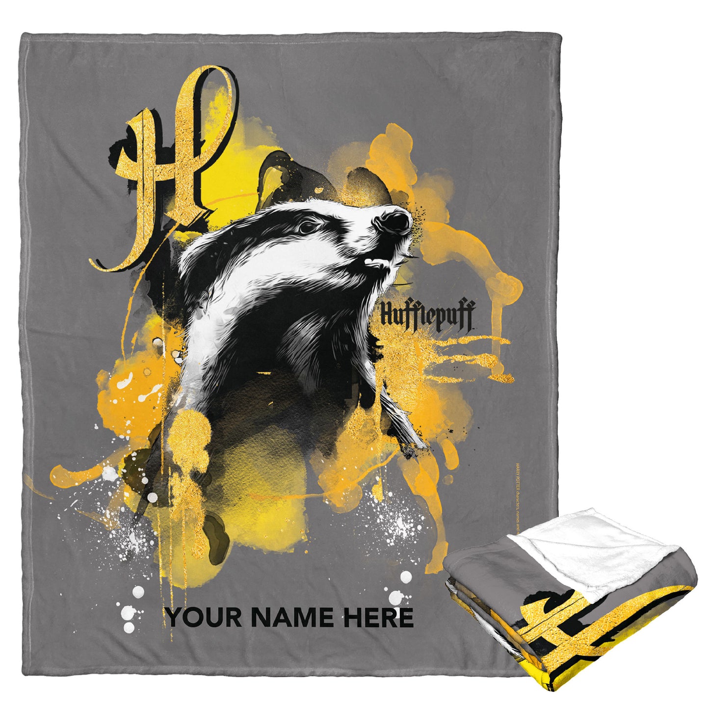 [Personalization Only] Harry Potter - Watercolor Hufflepuff (Personalization)