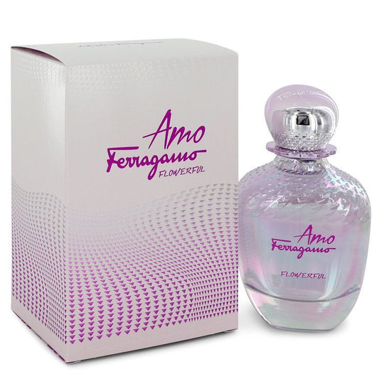 Amo Flowerful by Salvatore Ferragamo Eau De Toilette Spray 3.4 oz