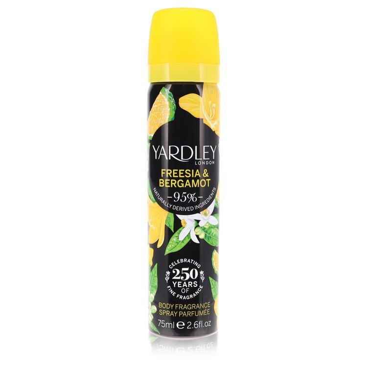 Yardley Freesia & Bergamot by Yardley London Body Fragrance Spray 2.6 oz