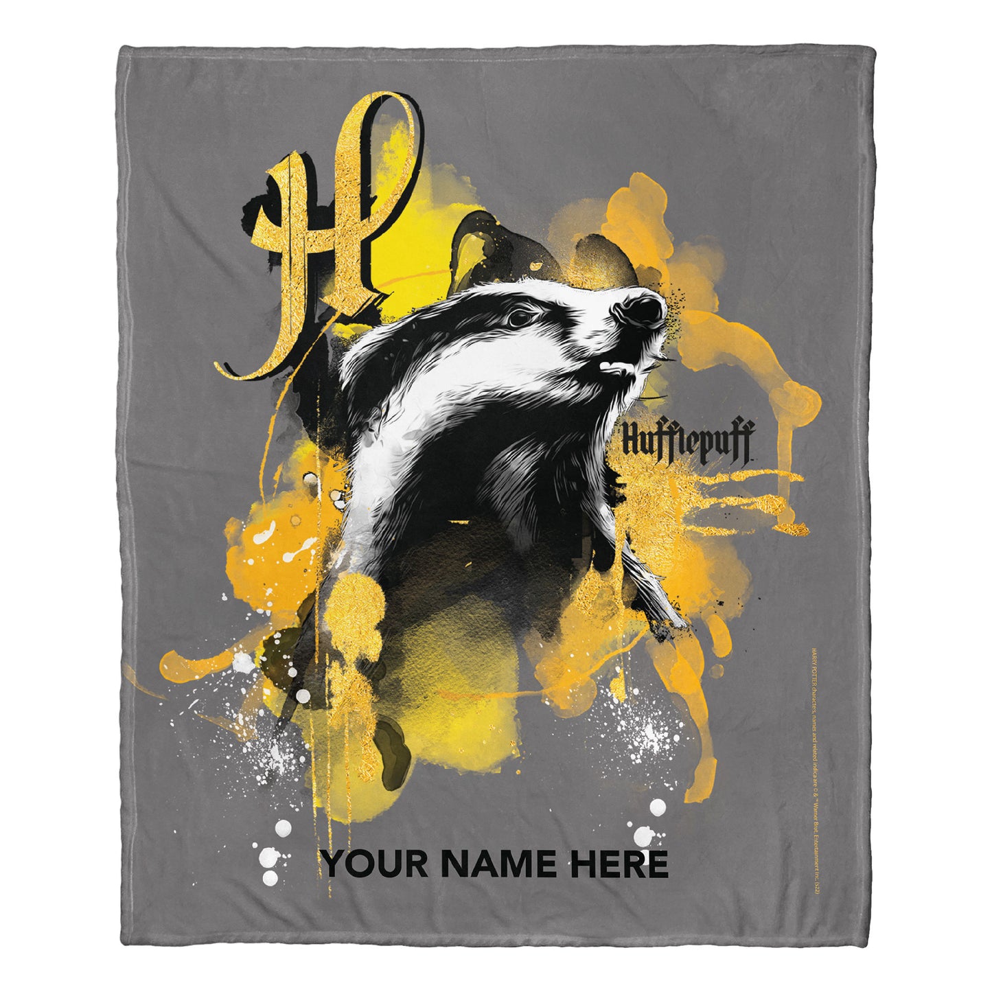 [Personalization Only] Harry Potter - Watercolor Hufflepuff (Personalization)