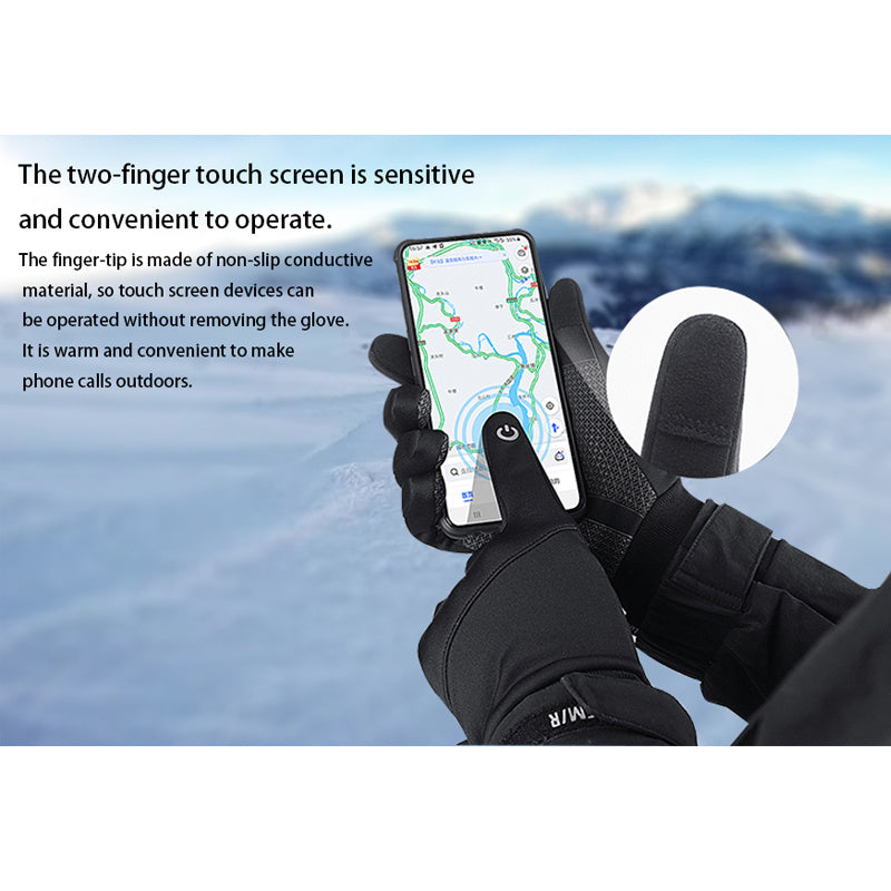 Women's Cold Winter Ski Camping Screen Touch Warm Gloves For Outdoor