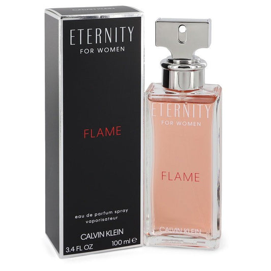 Eternity Flame by Calvin Klein Eau De Parfum Spray 3.4 oz