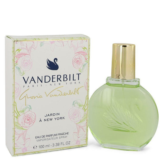 Vanderbilt Jardin A New York by Gloria Vanderbilt Eau De Parfum Fraiche Spray 3.4 oz