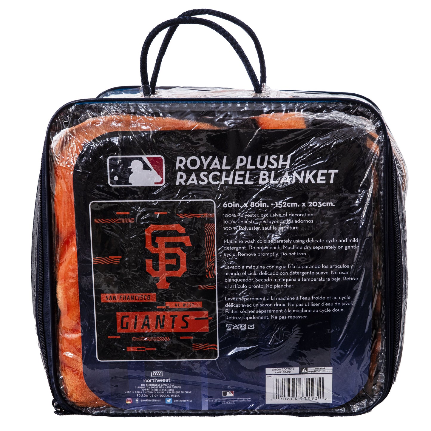 SF GIANTS Connector Velvet Reverse Pillow