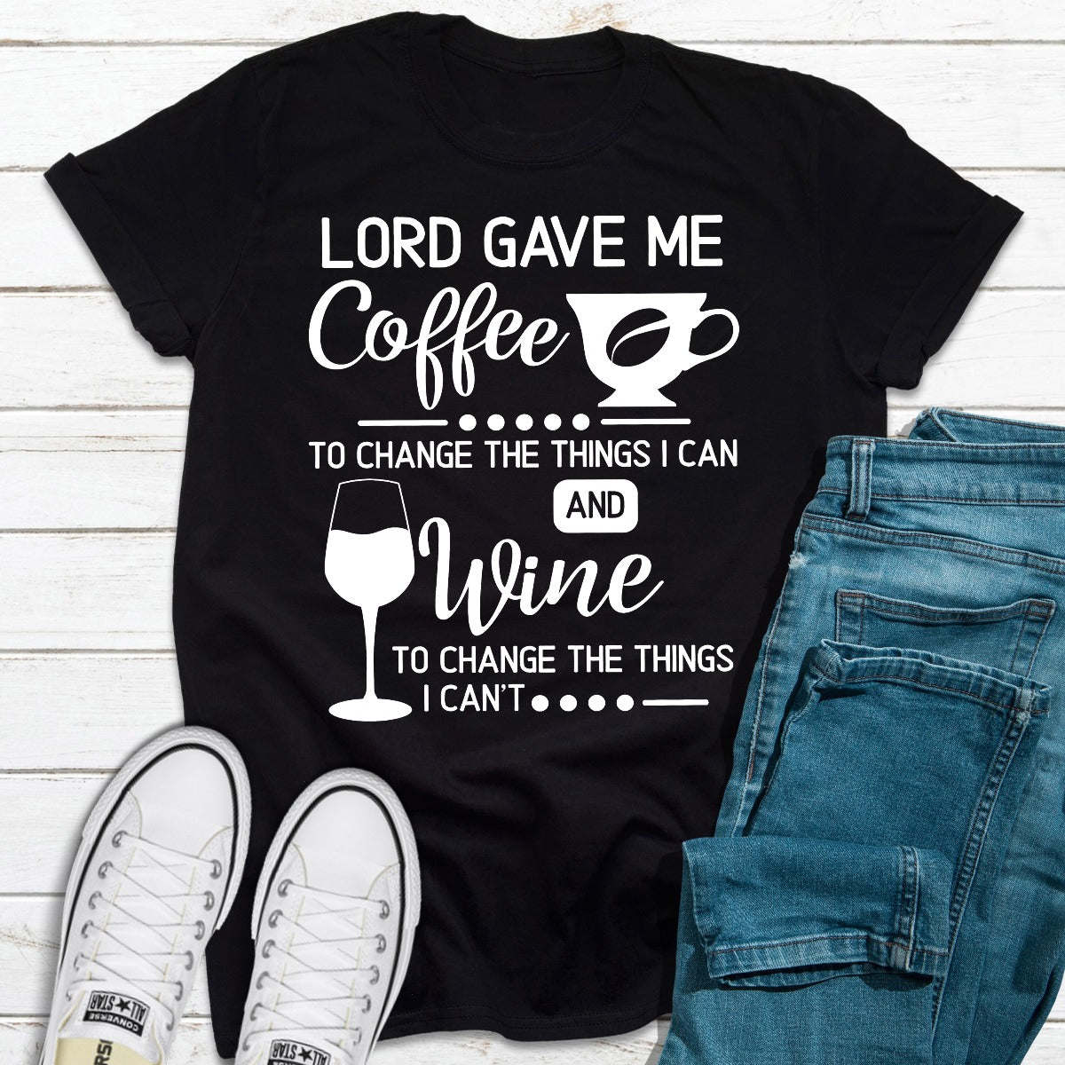 Lord Gave Me Coffee T-Shirt