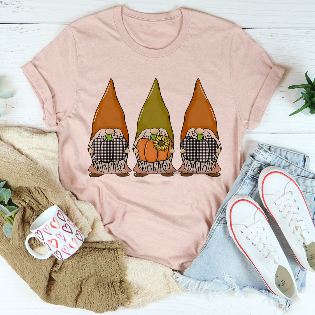 Pumpkin Gnomes Fall T-Shirt