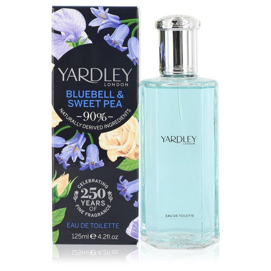 Yardley Bluebell & Sweet Pea by Yardley London Eau De Toilette Spray 4.2 oz