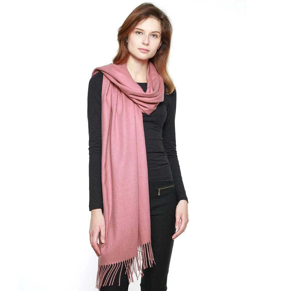 Privilege Pashmina Shawls With Fringe Benefits