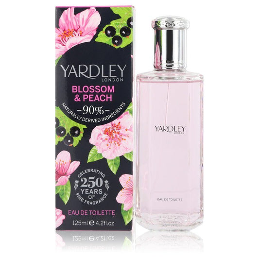 Yardley Blossom & Peach by Yardley London Eau De Toilette Spray 4.2 oz