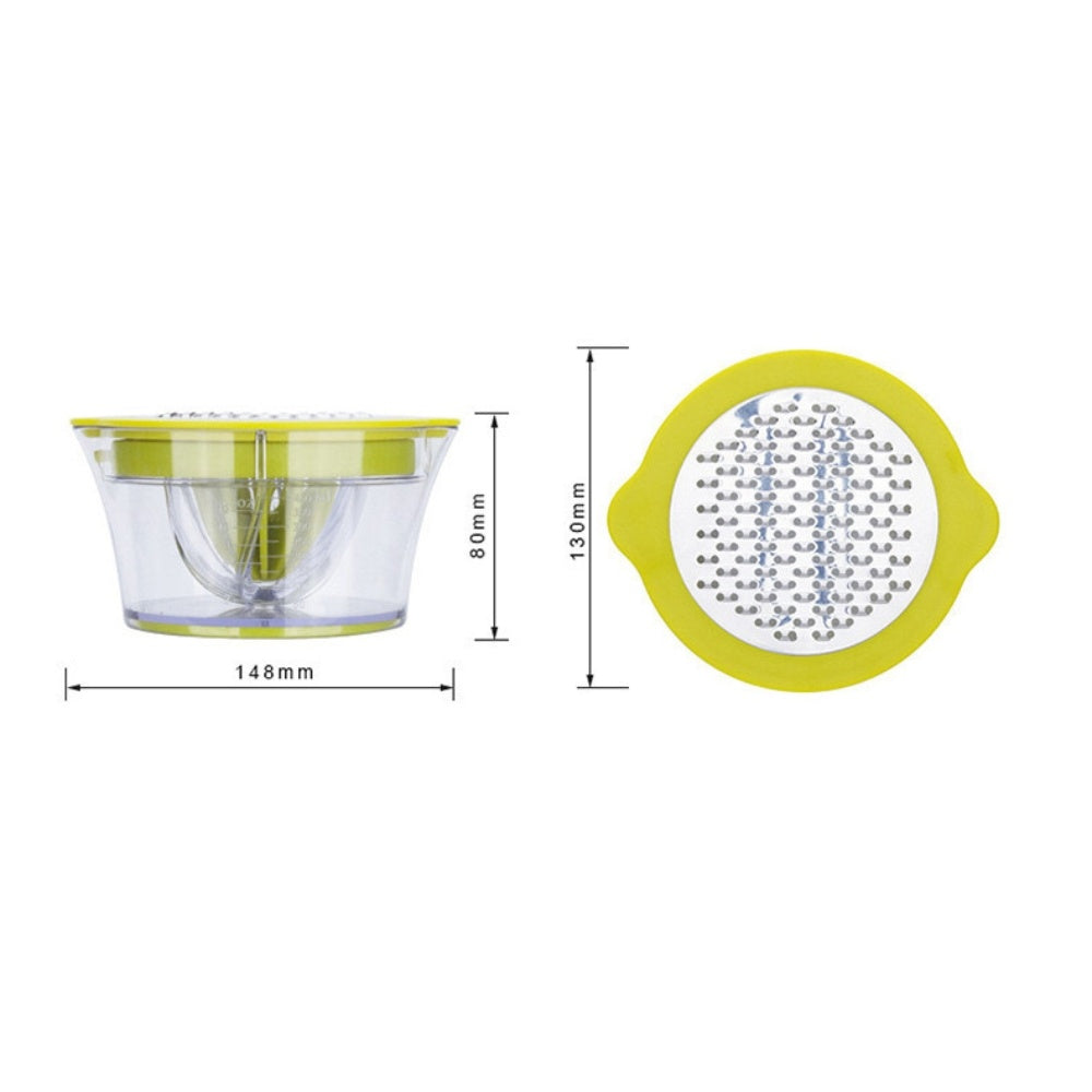 Manual Lemon Squeezer with Built-in Measuring Cup