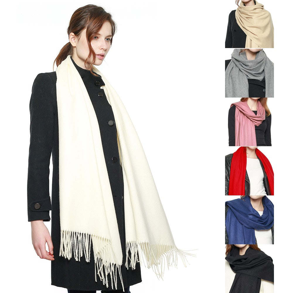 Privilege Pashmina Shawls With Fringe Benefits