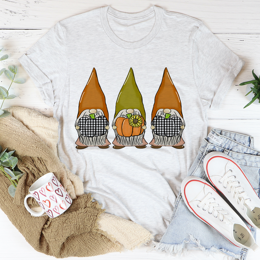 Pumpkin Gnomes Fall T-Shirt