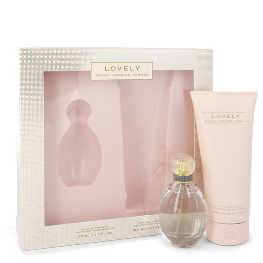 Lovely by Sarah Jessica Parker Gift Set -- 1.7 oz Eau De Parfum Spray + 6.7 oz Body Lotion