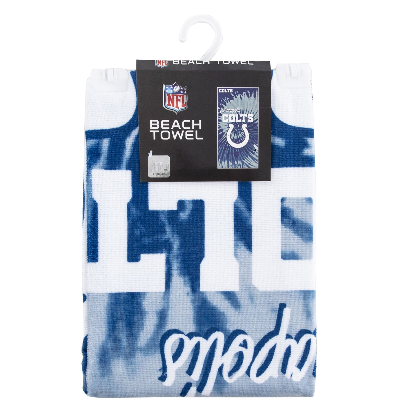 Colts OFFICIAL NFL "Psychedelic" Beach Towel; 30" x 60"