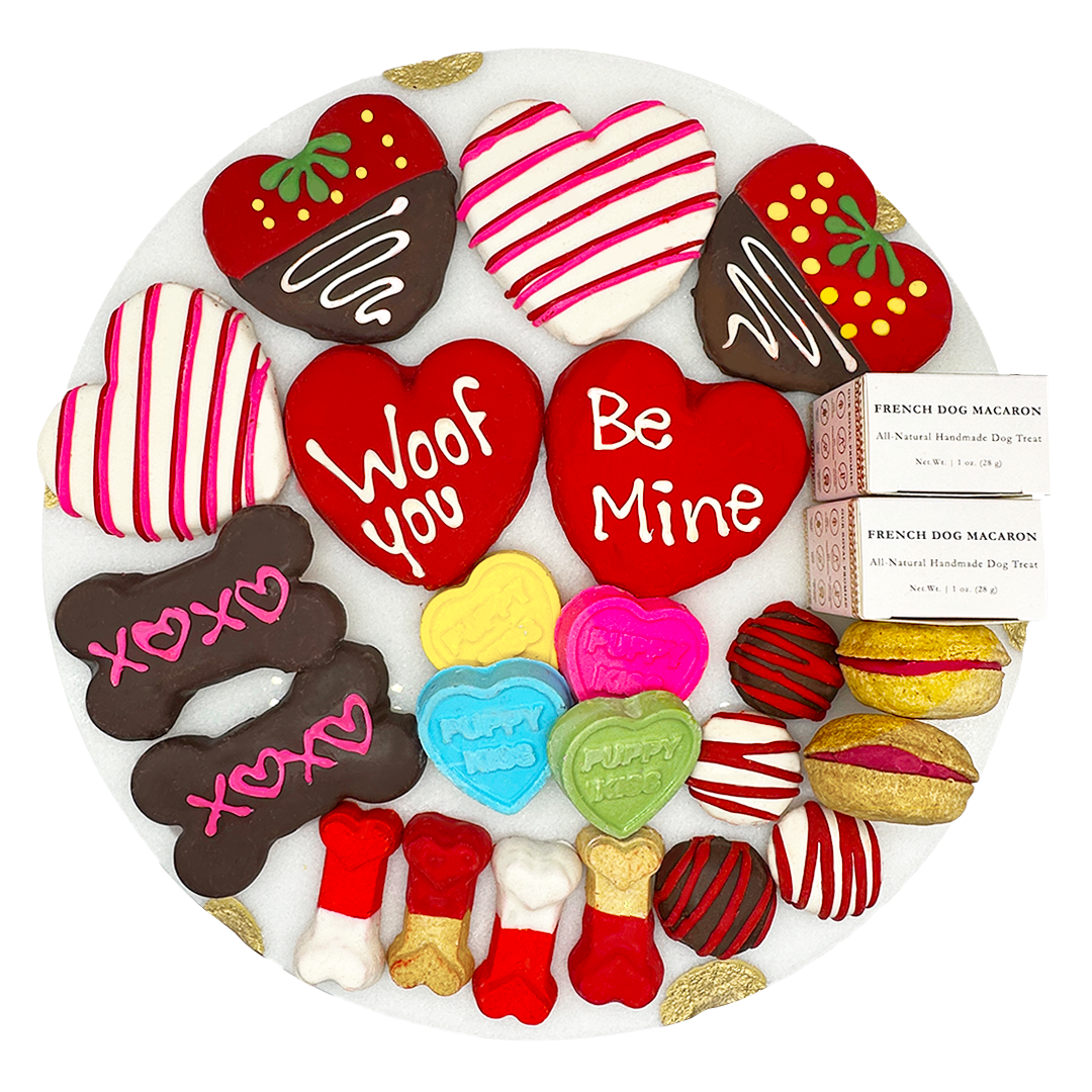 Valentines Love Themed Dog Treats Gift Box