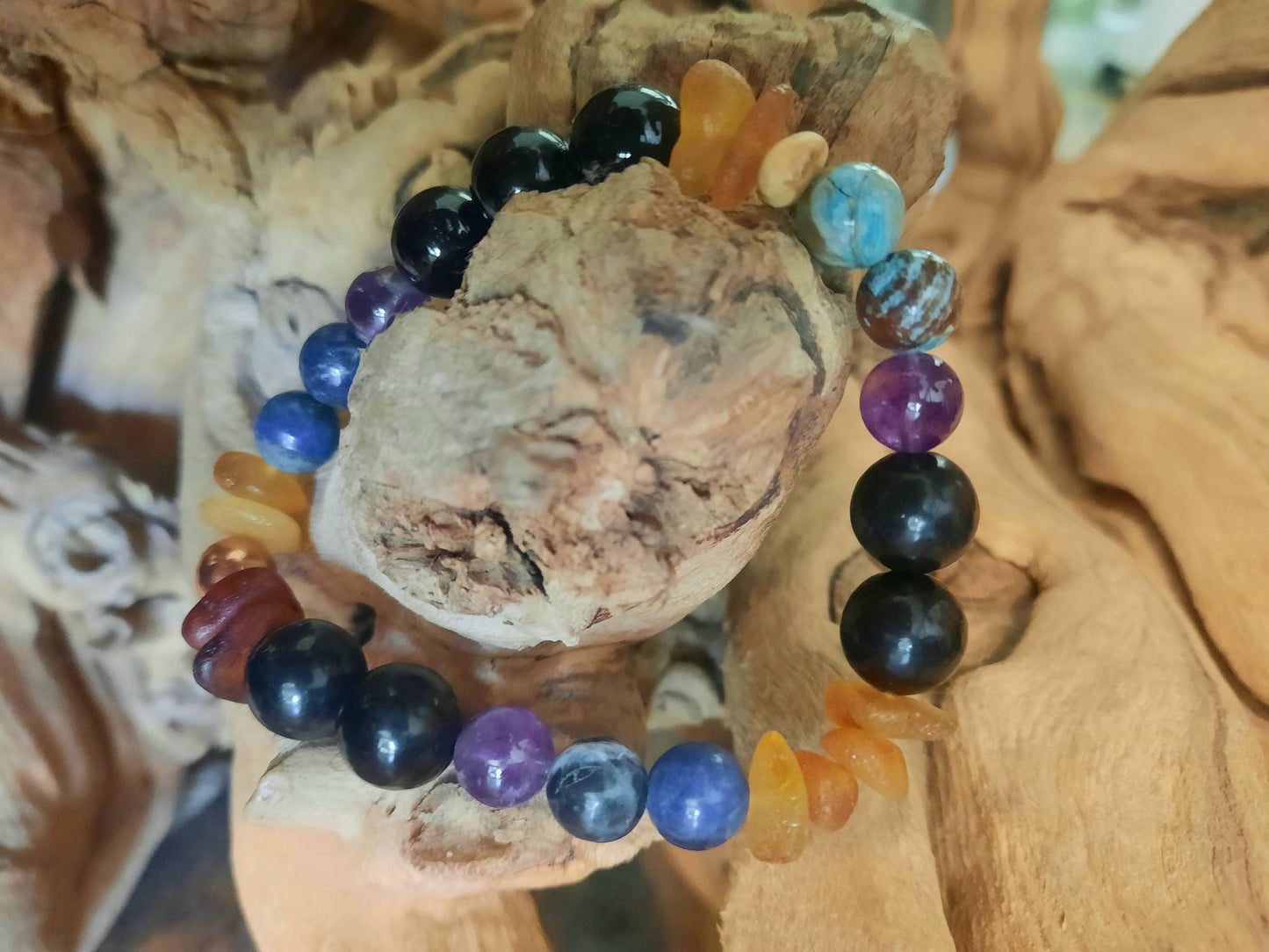 Immune Support Bracelets with EMF 5G Protection;  Calming Bracelets