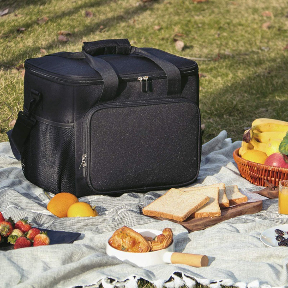Large Capacity Portable Insulation Pack Picnic Lunch Crisper