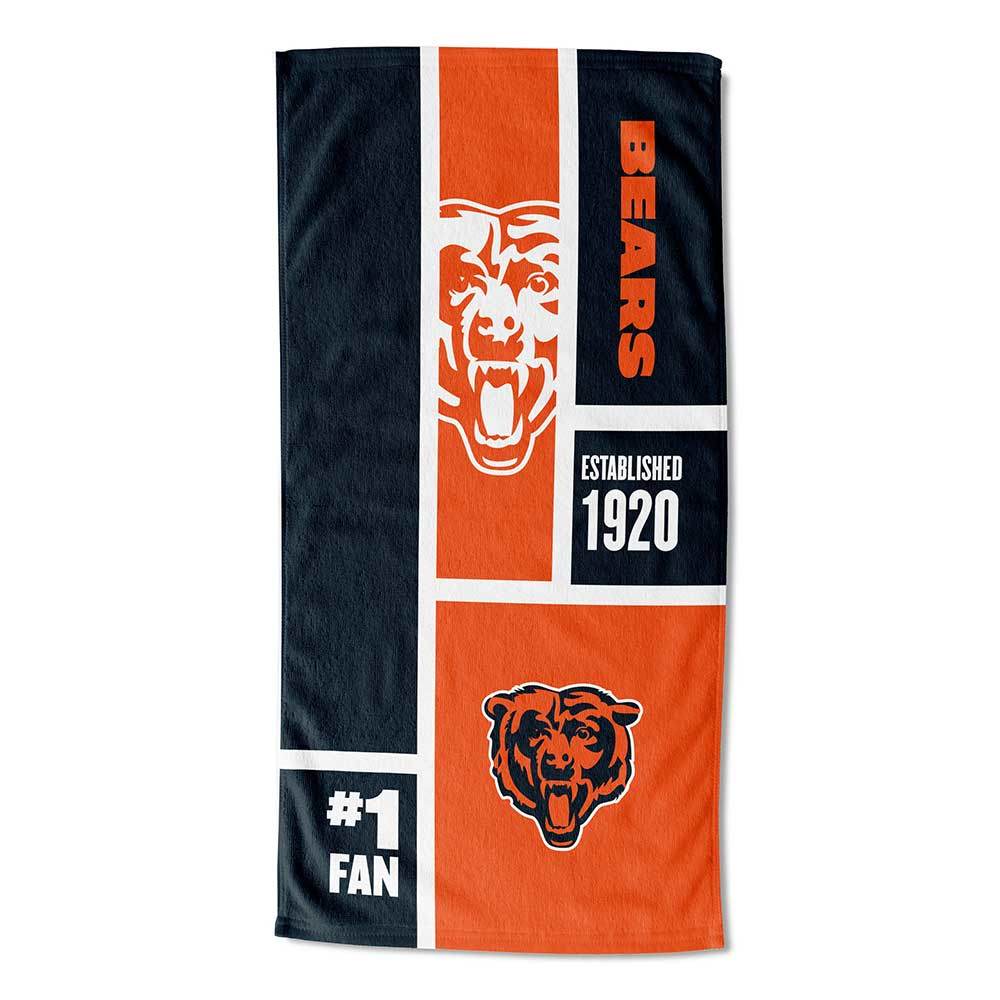 [Personalization Only] Bears Colorblock Personalized Beach Towel