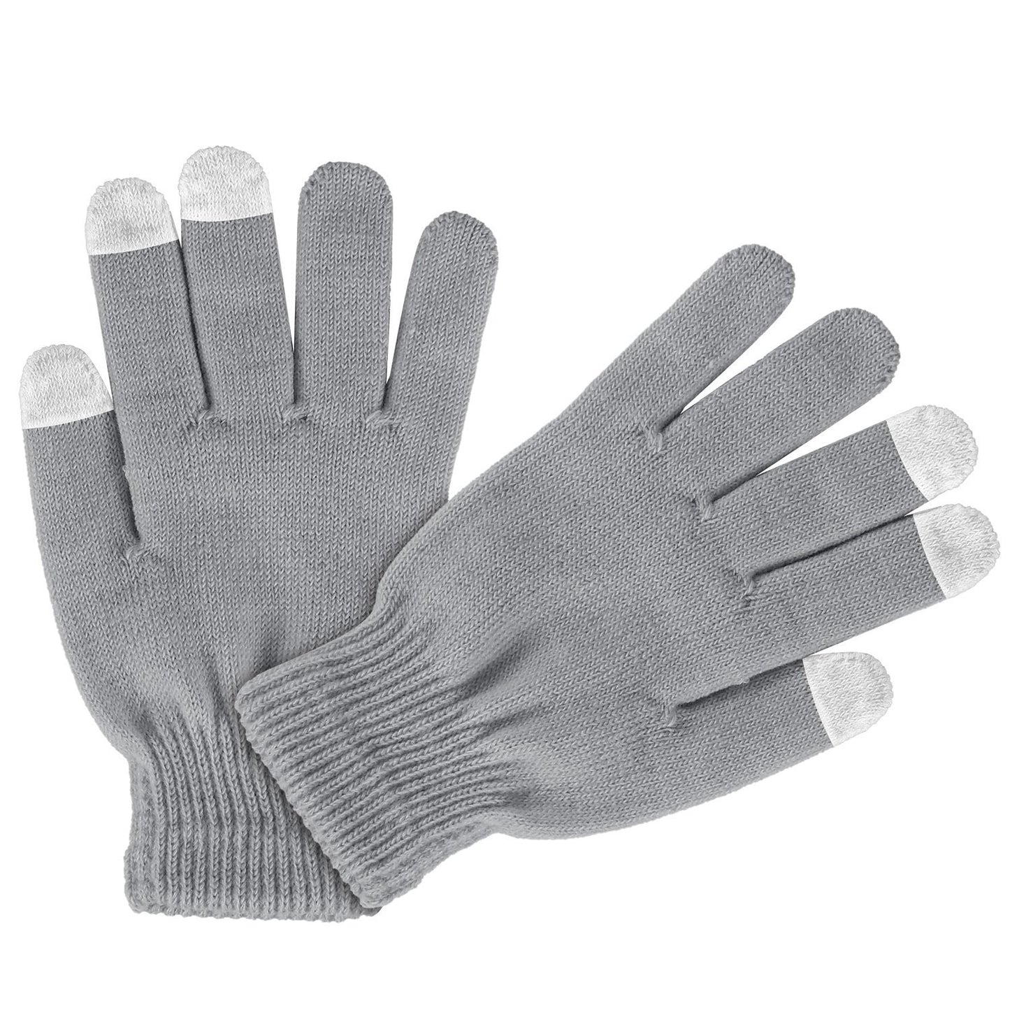 Unisex Winter Knit Gloves Touchscreen Outdoor Windproof Cycling Skiing Warm Gloves